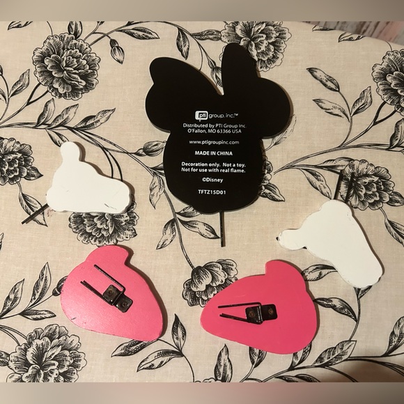 Disney Minnie Mouse pumpkin decoration Set - Pink and Black - Picture 2 of 3